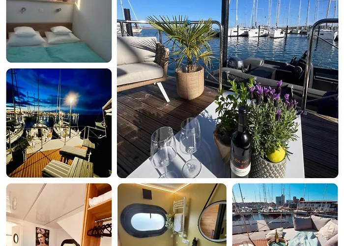 Hausboot Mit Motorboot Botel Heiligenhafen